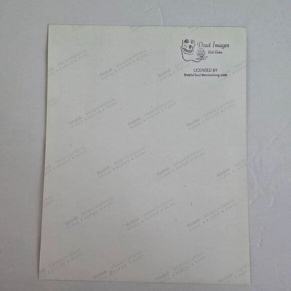 Jerry Garcia Licensed Photo By Rob Cohn Grateful Dead Merchandise 8x10 Kodak Pap - Picture 6 of 16